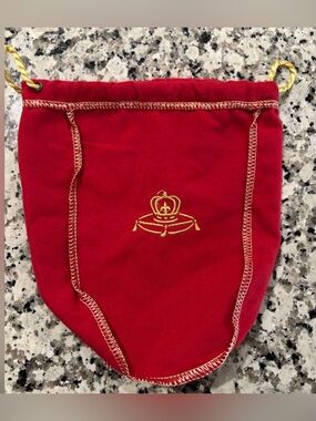 Rare Red Crown Royal Reserve bag with Embroidered Logo